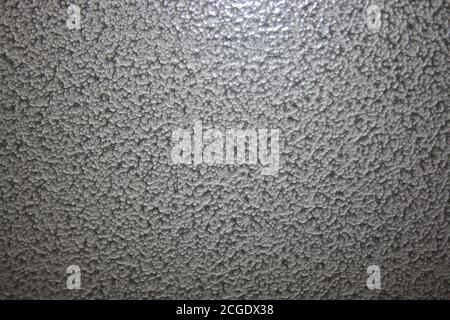 Close-up of gray steel plating. Background, texture. Stock Photo