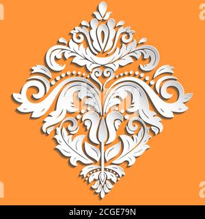 Oriental Vector Pattern. 3D Elements Stock Vector