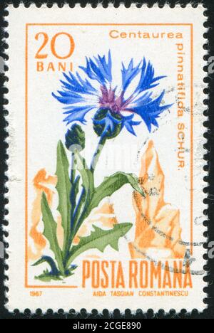 ROMANIA - CIRCA 1967: stamp printed by Romania, show Centaury, circa 1967. Stock Photo