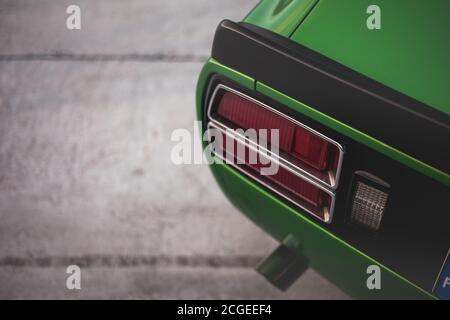 Rear Shot Example DATSUN 240Z Photo: Datsun Stock Photo - Alamy