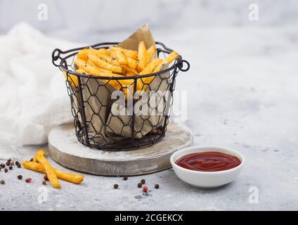 White Bucket of Chips