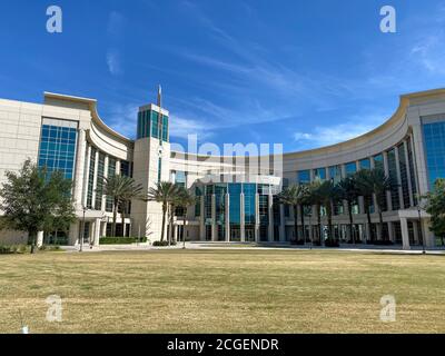 Orlando,FL/USA - 5/7/20:  The exterior University of Central Florida College of Medicine building in Lake Nona area of Orlando, Florida. Stock Photo