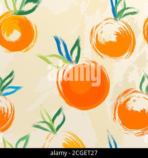 seamless background pattern, with circles, strokes and splashes, grungy Stock Vector