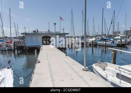 St. Petersburg Municipal Marina. St. Petersburg, Florida USA Stock Photo