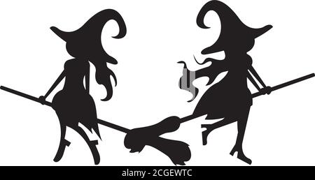printable witch on a broom silhouette printable witch on a broom silhouette