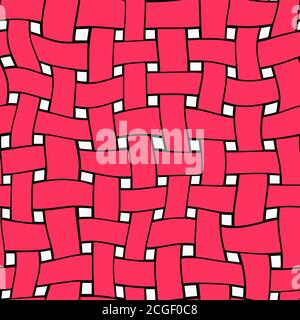 Weave Seamless Vector Pattern illustration Stock Vector