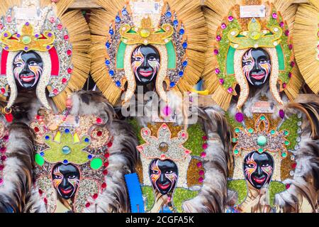 あち Dancing in the street during the Fiesta del Señor de la Cruz de