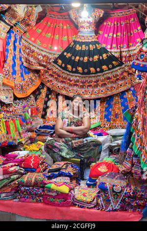 Law Garden Night Market Ahmedabad Gujarat India Stock Photo