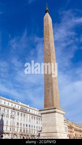 The Lateran Obelisk, the largest standing ancient Egyptian obelisk in the world, Rome, Italy. Stock Photo