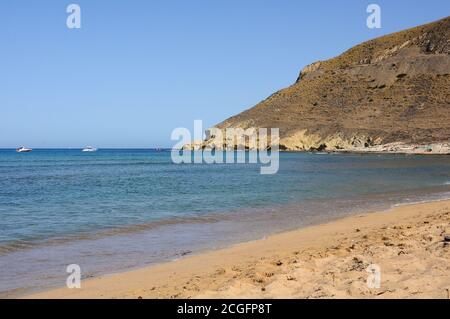 El Playazo de Rodalquilar, beach in Cabo de Gata Natural Park, Almeria, Spain Stock Photo