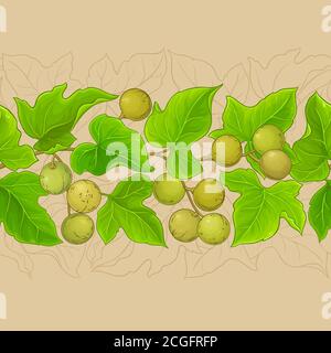 kukui vector pattern Stock Vector