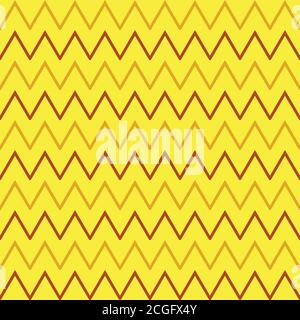 Vector seamless pattern texture background with geometric shapes, colored in yellow and red colors. Stock Vector