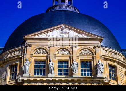 MAINCY, FRANCE, MARCH 30, 2017 : exteriors and architectural details of Vaux le vicomte castle, march 30, 2017, in Maincy, France Stock Photo