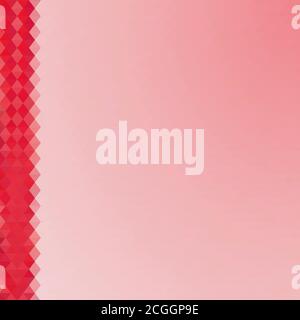 Red vector triangle mosaic background. A completely new color illustration in a vague style. The elegant pattern can be used as part of a brand book Stock Vector
