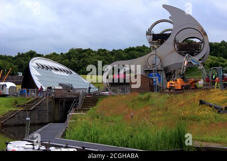 Falkirk Wheel, Scotland Stock Photo