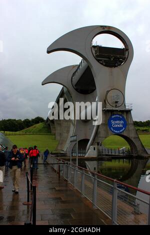 Falkirk Wheel, Scotland Stock Photo