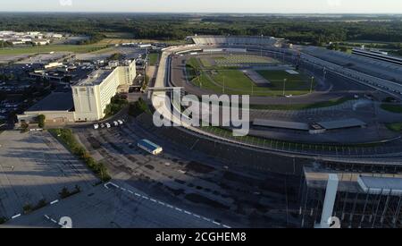 Aerial view of Dover Downs Racetrack in Dover, Delaware Stock Photo