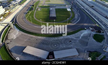 Aerial view of Dover Downs Racetrack in Dover, Delaware Stock Photo