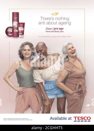 2010s UK Dove Magazine Advert Stock Photo