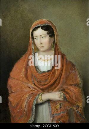 Sharples Rolinda - Portrait of an Unknown Lady - British School - 19th  Century Stock Photo