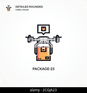 Package-23 vector icon. Modern vector illustration concepts. Easy to edit and customize. Stock Vector