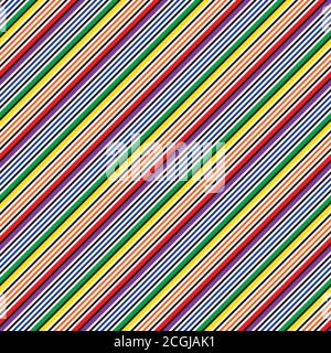 Rainbow striped seamless pattern background suitable for fashion textiles Stock Vector