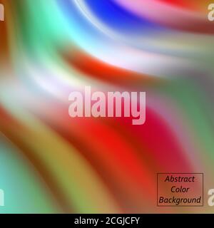 Abstract color blurred gradient background with light. Nature backdrop. Vector illustration. Ecology concept for your graphic design, banner or poster Stock Vector