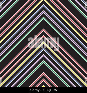 Rainbow striped seamless pattern background suitable for fashion textiles Stock Vector
