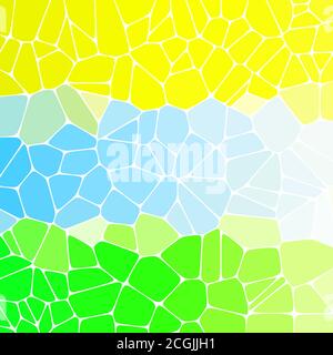 Blue polygonal illustration, which consist of triangles. Geometric background in Origami style with gradient. Triangular design for your business. Stock Vector
