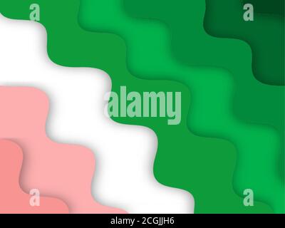 Colorful background with curved Gradient lines. Pattern design for banner, poster, flyer, card, cover, brochure. Liquid figures. eps 10 Stock Vector