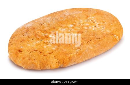 bread pita path isolated on white Stock Photo