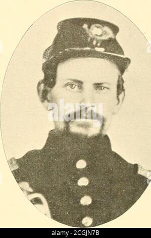 Sketch of officer of infantry. The colonel Stock Photo - Alamy