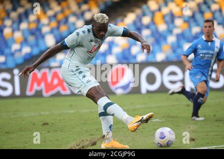 Naples, Campania, Italy. 11th Sep, 2020. During the Italian Serie A SSC Napoli vs FC Pescara on September 11, 2020 at the San Paolo stadium in Naples.In picture: OSIMHEN2 Credit: Fabio Sasso/ZUMA Wire/Alamy Live News Stock Photo