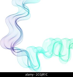 Abstract colorful wave. vector background template. Vector, EPS10. Stock Vector