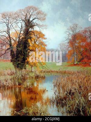 waite, edward wilkins - Autumn Colouring (When Yellow Leaves, or None, or Few, Do Hang upon These Boughs) - 33531942810 f571489be2 o Stock Photo