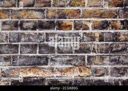 Victorian brickwork, bricks and mortar textured background Stock Photo