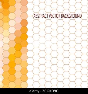 simple colorful background consisting of hexagons. eps 10 Stock Vector