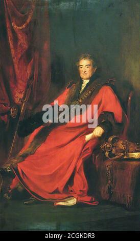 Wilkie Sir David - Matthias Prime Lucas Lord Mayor of London - British School - 19th  Century Stock Photo