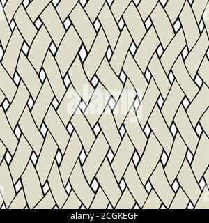 Weave Seamless Vector Pattern illustration Stock Vector