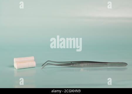 dentists tools close up Stock Photo