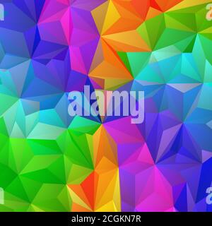 Colored template with geometric shapes. Abstract vector triangles. eps10 Stock Vector