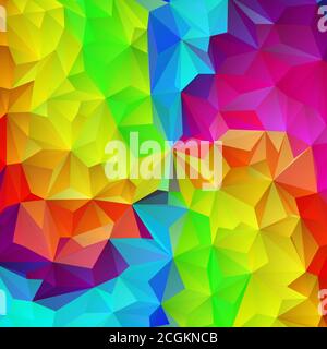 Colored template with geometric shapes. Abstract vector triangles. eps10 Stock Vector