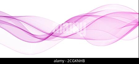 Abstract smooth color wave vector. Curve flow blue motion illustration. Smoke design. Vector lines. eps10 Stock Vector