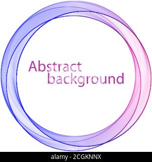 Color circle. Abstract wave. Logo. Layout for advertising. eps10 Stock Vector
