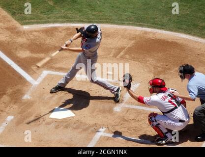 Baseball Home Plate batters box with fresh chalk lines Stock Photo - Alamy