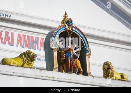 Shri Kanaga Thurkkai Amman Temple Stock Photo