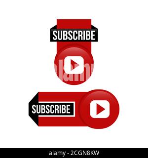 Subscribe button icon. Vector illustration. Business concept subscribe pictogram. Stock Vector