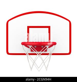 Basketball Hoop Isolated Stock Photo