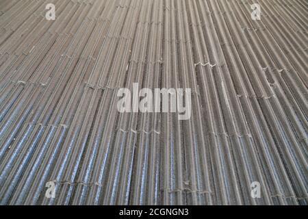 closeup of rugged wavy background with bottom to top view Stock Photo