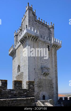 Beja castle, Dungeon, Beja, Alentejo, Portugal Stock Photo